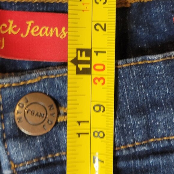 NYDJ Tummy Tuck Bootcut Jeans Size 14 Dark Wash | Made in USA - Picture 11 of 11